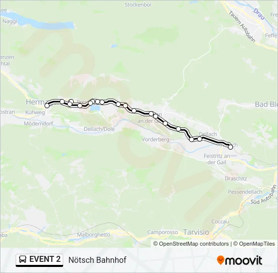 EVENT 2 Bus Line Map