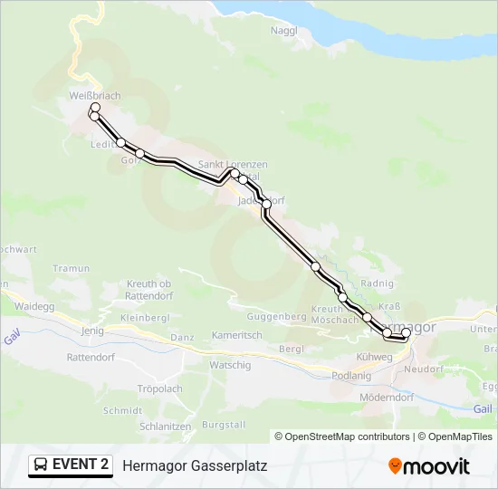 EVENT 2 Bus Line Map
