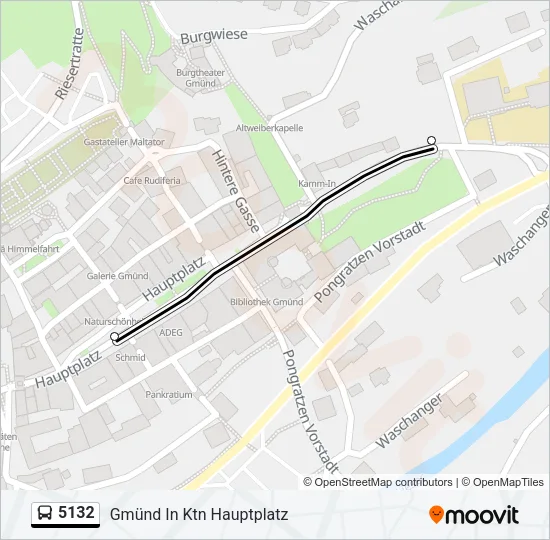 5132 Bus Line Map