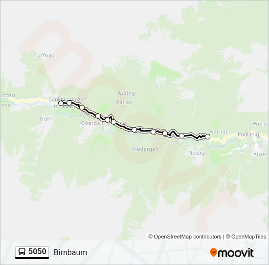 5050 Bus Line Map