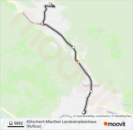 5052 Bus Line Map