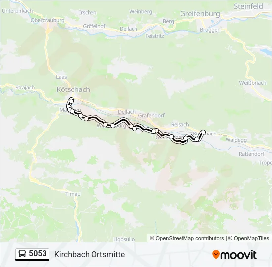 5053 Bus Line Map