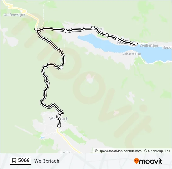 5066 Bus Line Map