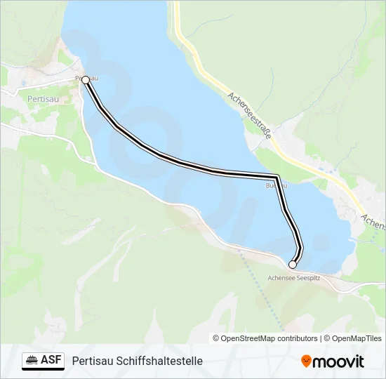 ASF Ferry Line Map