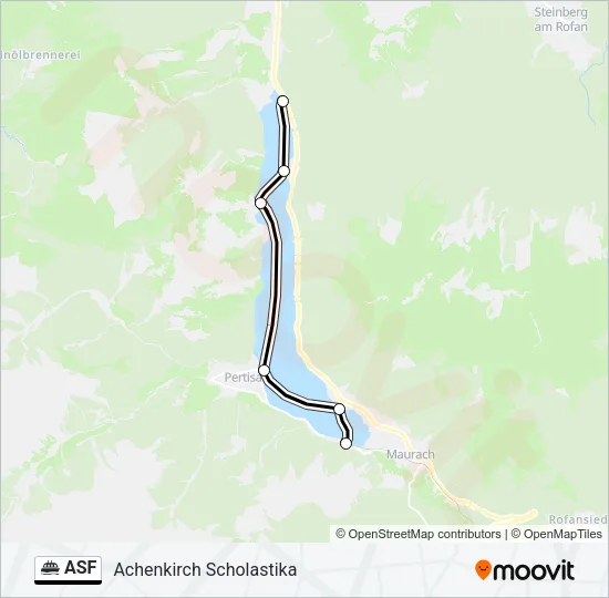 ASF Ferry Line Map