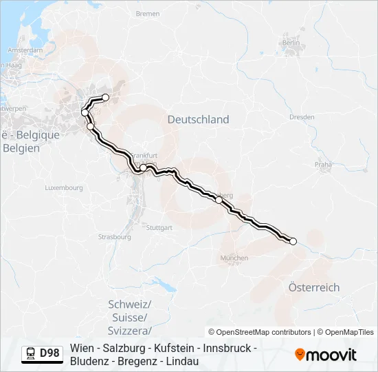 D98 Train Line Map