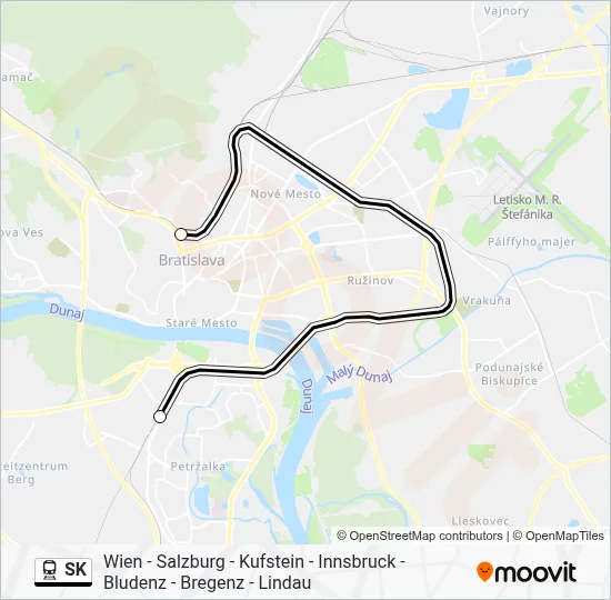 SK  Line Map