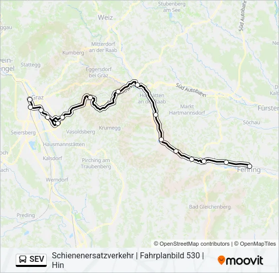 SEV  Line Map