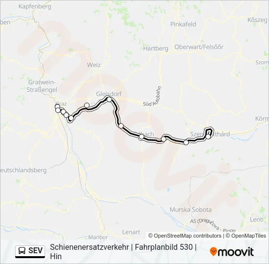 SEV  Line Map