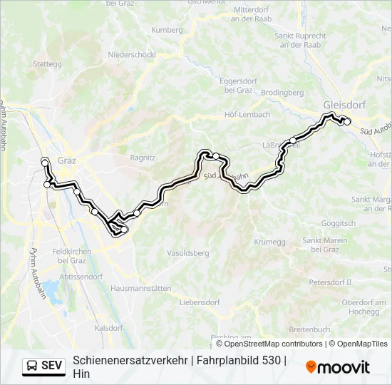 SEV  Line Map