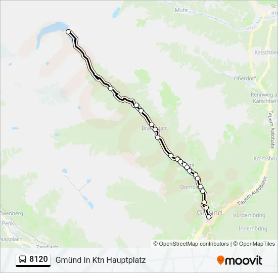 8120 Bus Line Map