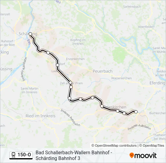 150-O Train Line Map
