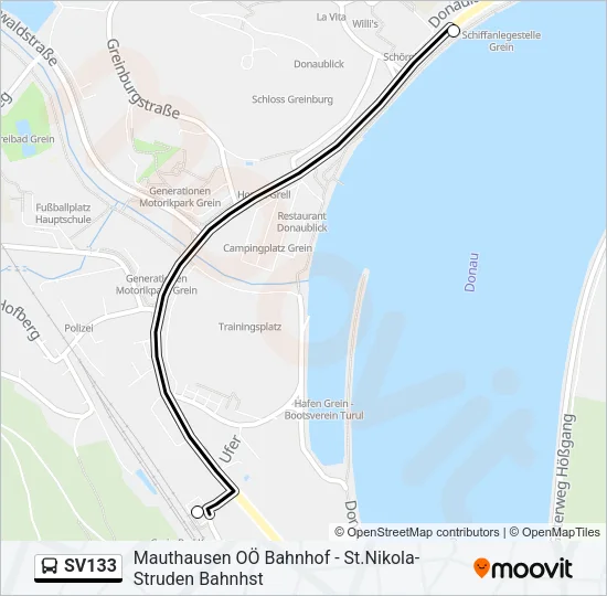 SV133 Bus Line Map