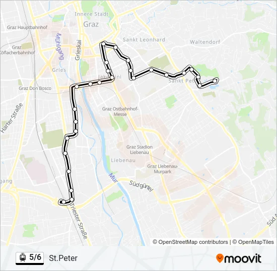 5/6 Light Rail Line Map