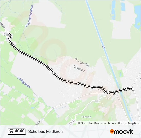 404S Bus Line Map