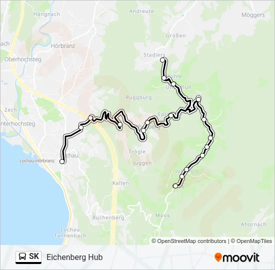 SK Bus Line Map