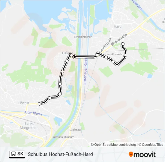 SK Bus Line Map
