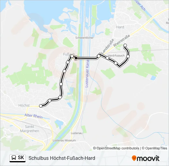 SK Bus Line Map
