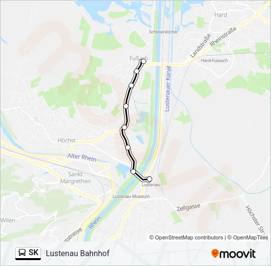 SK Bus Line Map