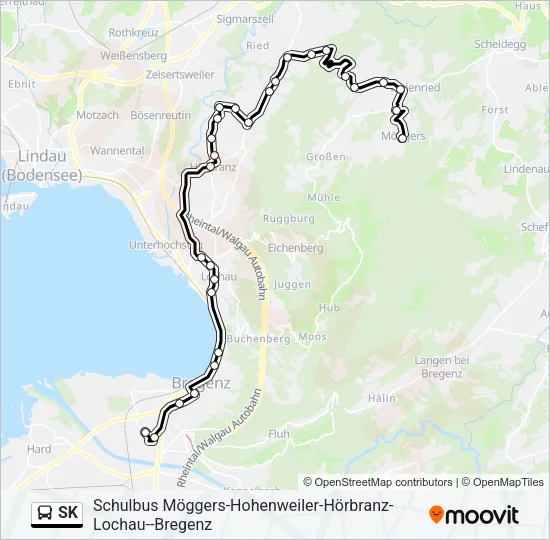 SK Bus Line Map
