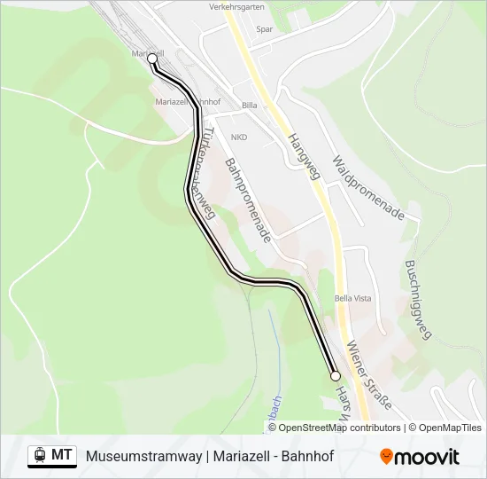 MT Light Rail Line Map