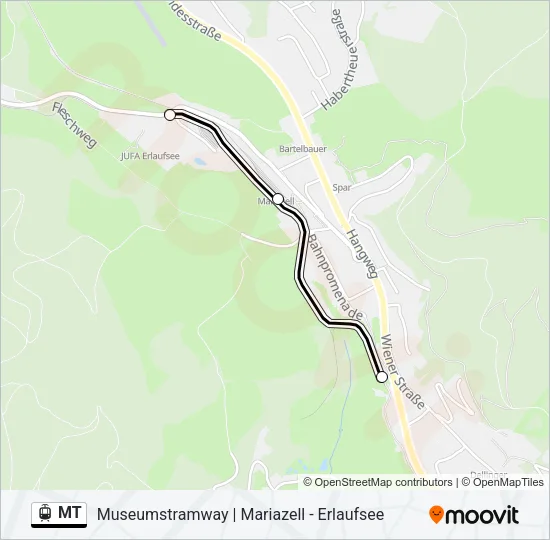 MT Light Rail Line Map
