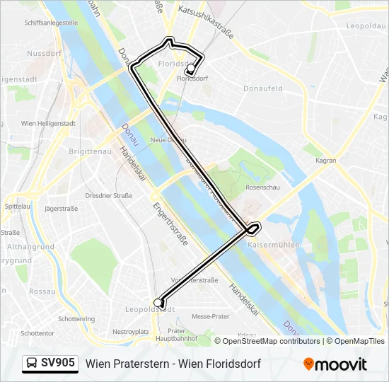 SV905 Bus Line Map