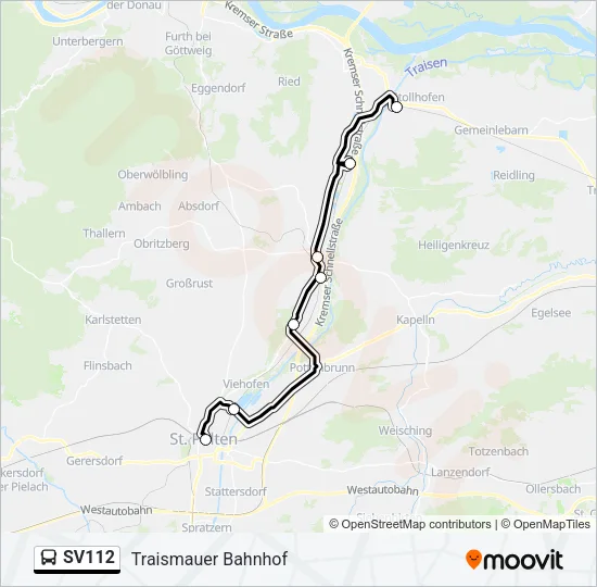 SV112 Bus Line Map