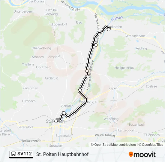 SV112 Bus Line Map