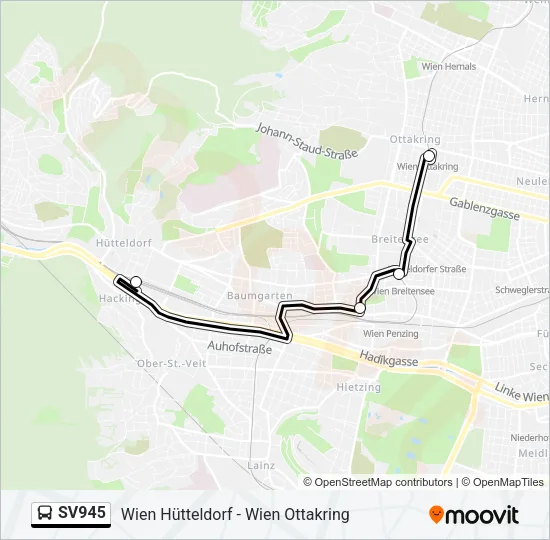SV945 Bus Line Map