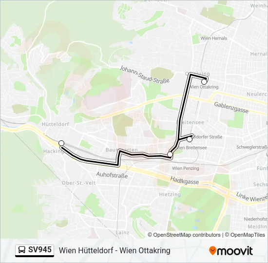SV945 Bus Line Map
