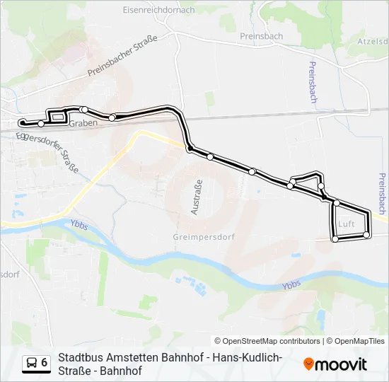 6 Bus Line Map