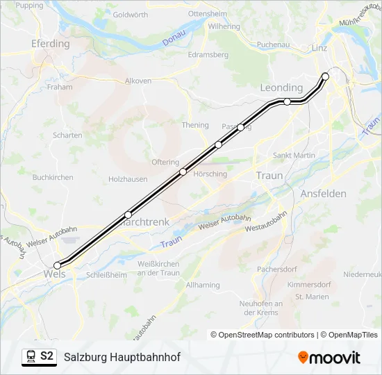 S2 Train Line Map