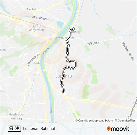 SK Bus Line Map