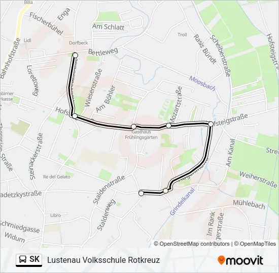 SK Bus Line Map