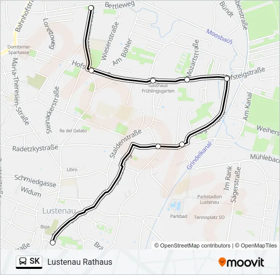 SK Bus Line Map
