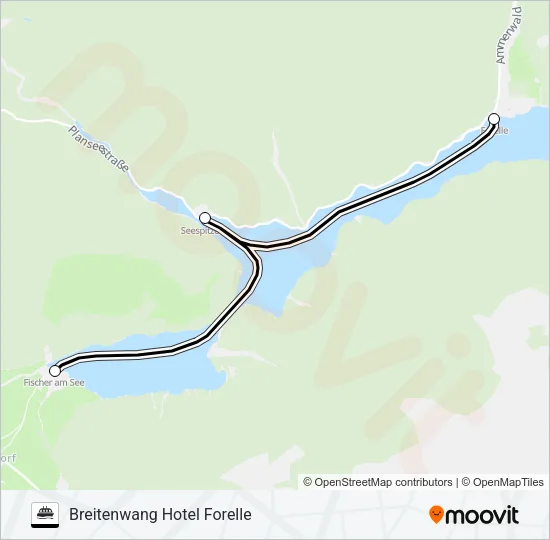 M-SCHIFF Ferry Line Map