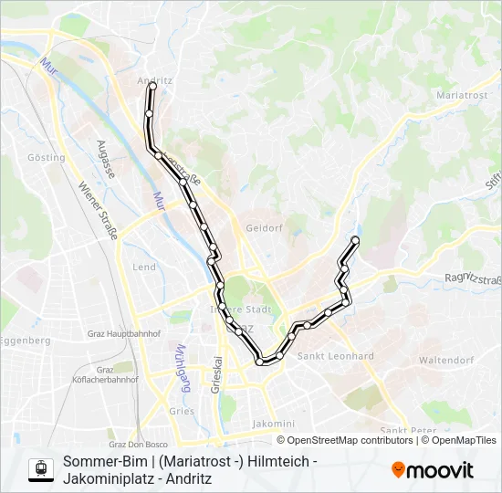 SOMMER-BIM Light Rail Line Map