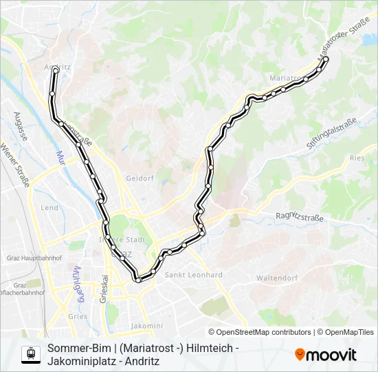 SOMMER-BIM Light Rail Line Map