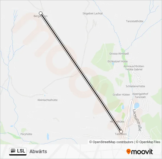LSL Funicular Line Map