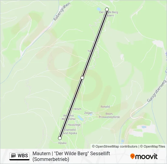 WBS Funicular Line Map