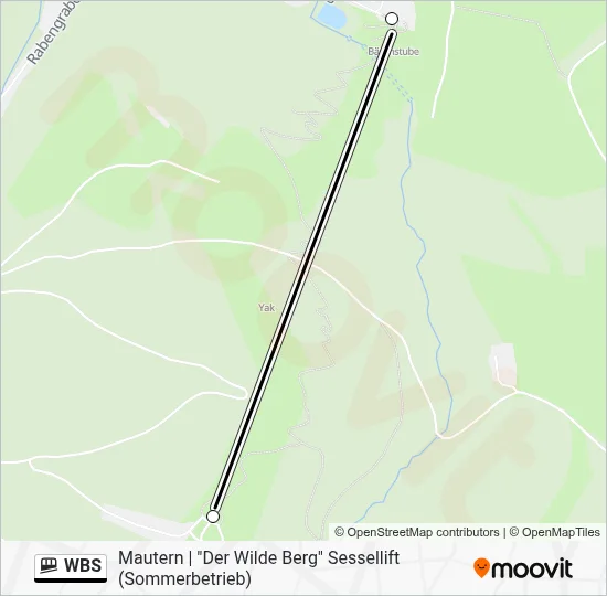 WBS Funicular Line Map