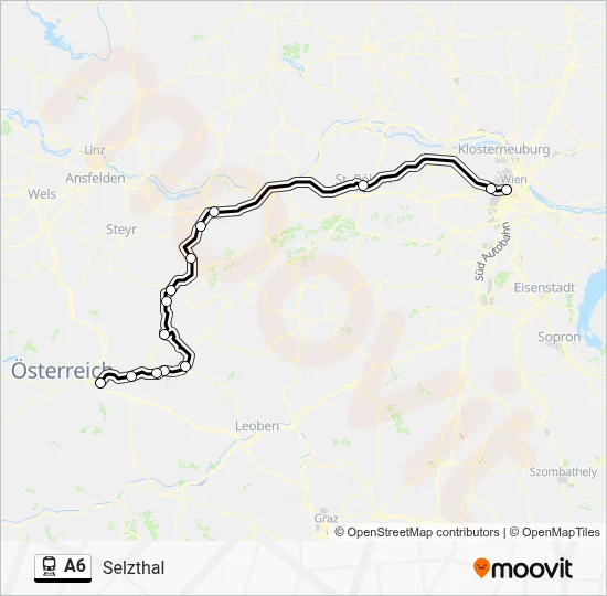 A6 Route: Fahrpläne, Haltestellen & Karten - Selzthal (Aktualisiert)