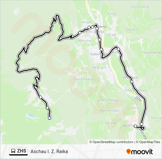 ZHS Bus Line Map