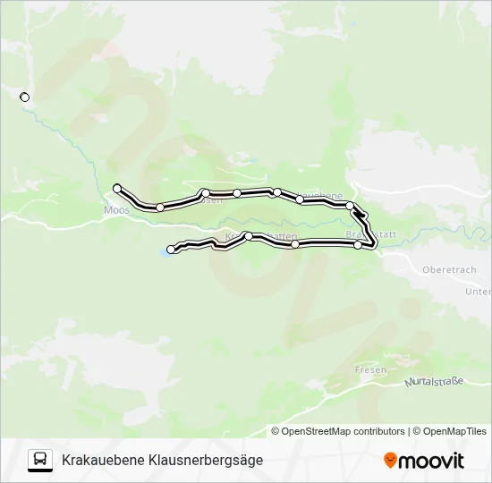 TÄLERBUS Bus Line Map