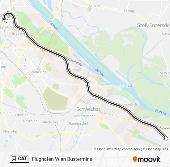 CAT Bus Line Map