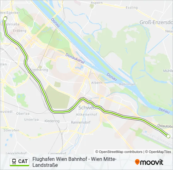 CAT Train Line Map