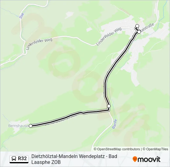 R32 Bus Line Map