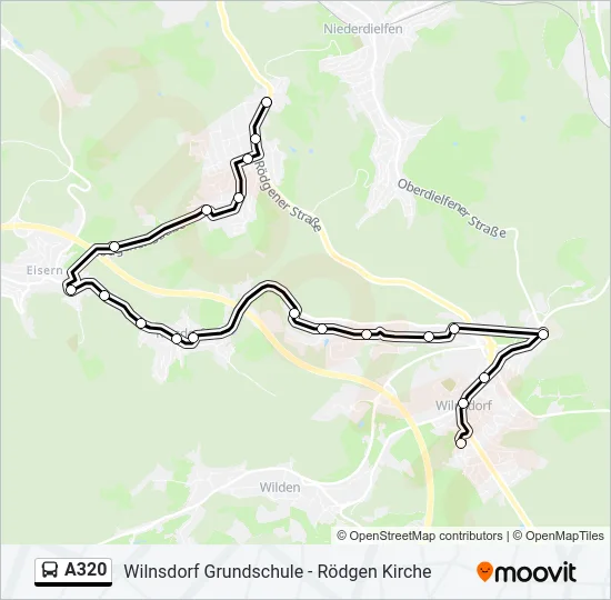 A320 Bus Line Map