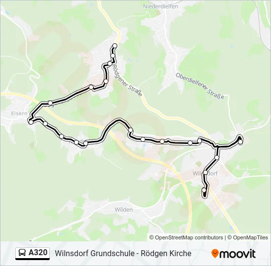 A320 Bus Line Map